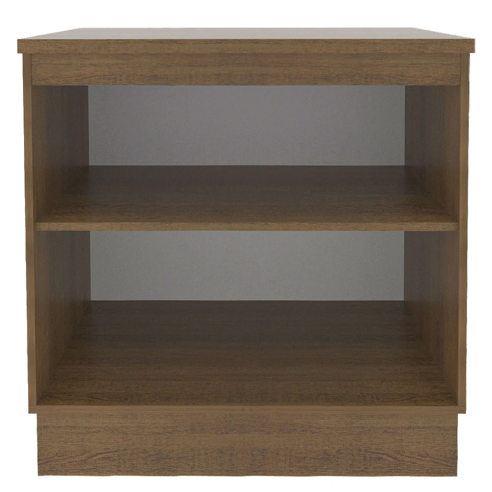 Balcão Madesa Glamy 80 x 60 cm 2 Portas (Com Tampo) Rustic/Preto - Image 10