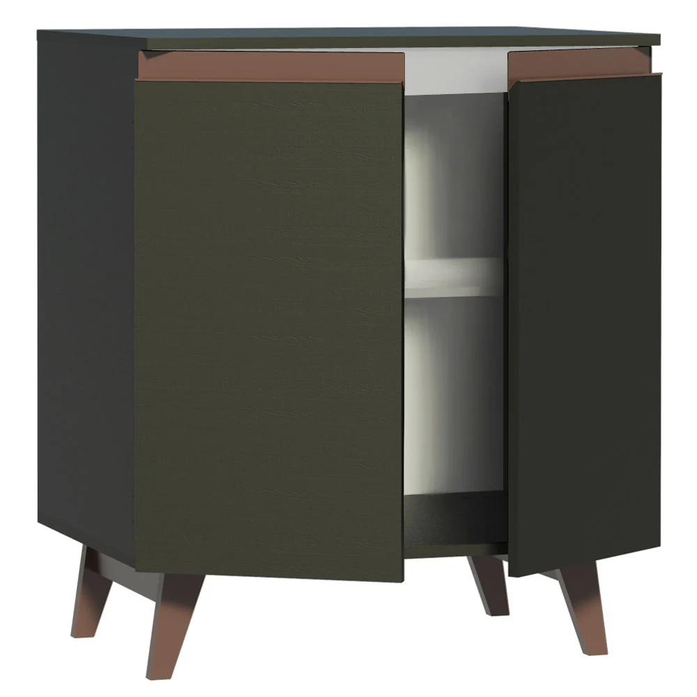 Balcão Madesa Reims 70 cm 2 Portas Preto - Image 4