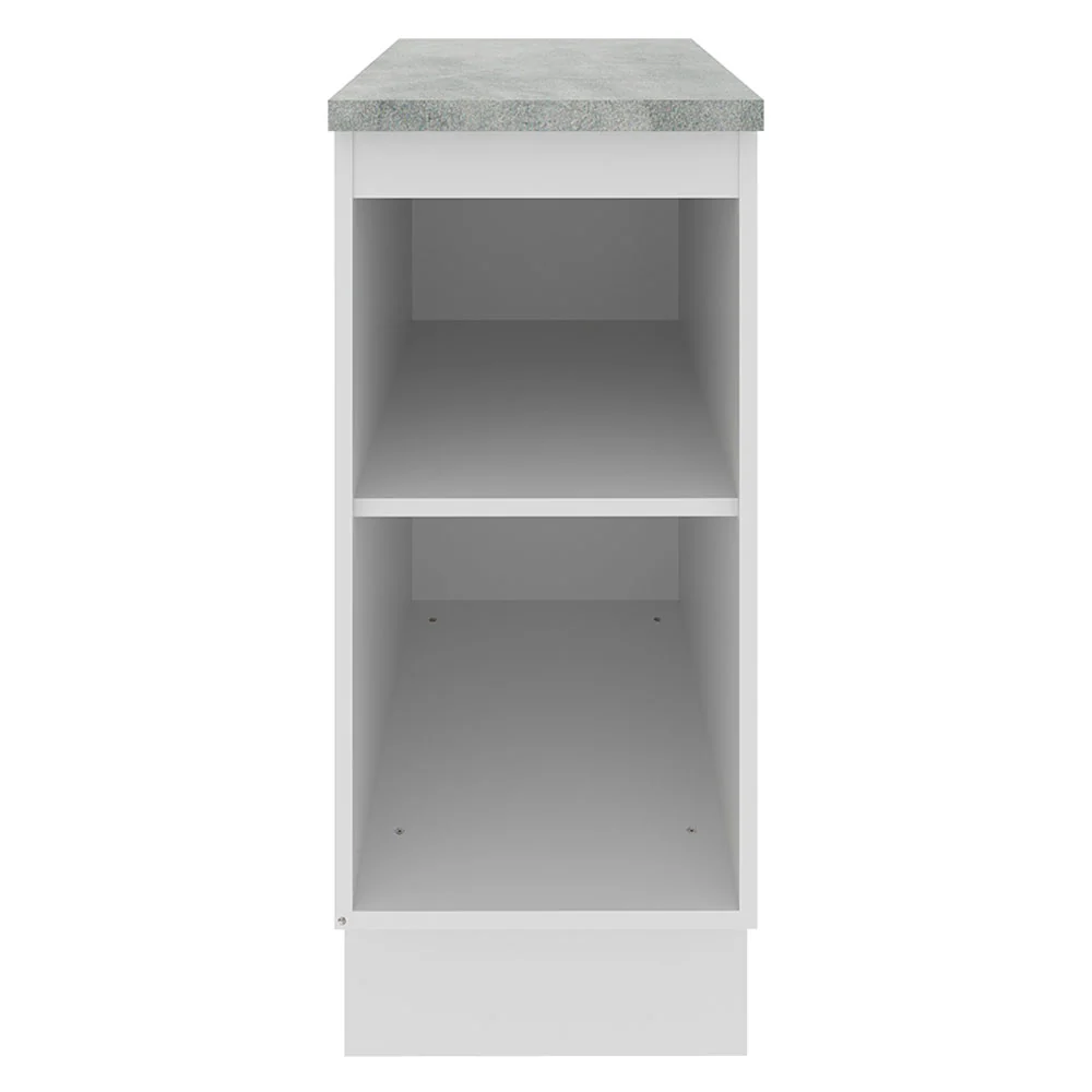 Balcão Madesa Stella 35 x 60 cm 1 Porta (Com Tampo) Branco/Rustic - Image 11