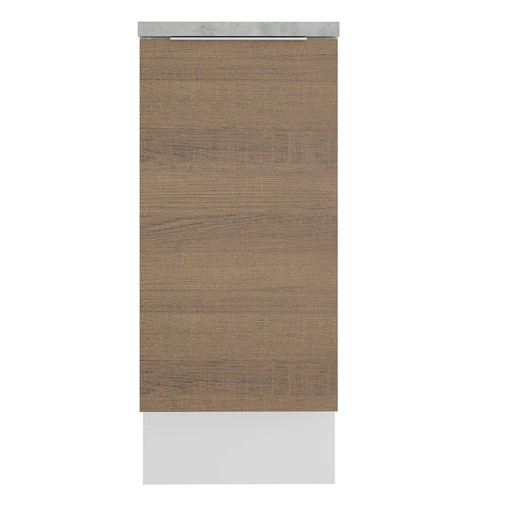 Balcão Madesa Stella 35 cm 1 Porta Branco/Rustic - Image 10