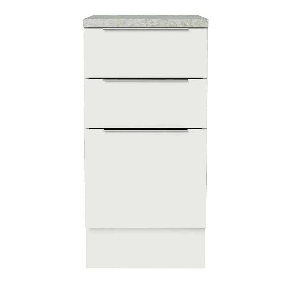 Balcão Madesa Stella 40 x 60 cm 3 Gavetas (Com Tampo) Branco - Image 9