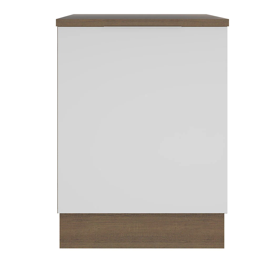 Balcão Madesa Stella 60 x 60 cm 1 Porta (Com Tampo) Rustic/Branco - Image 10