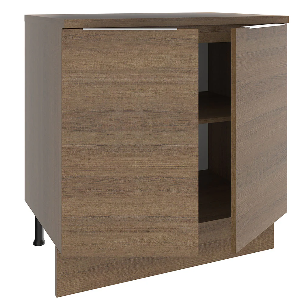 Balcão Madesa Stella 80 cm 2 Portas Rustic - Image 4