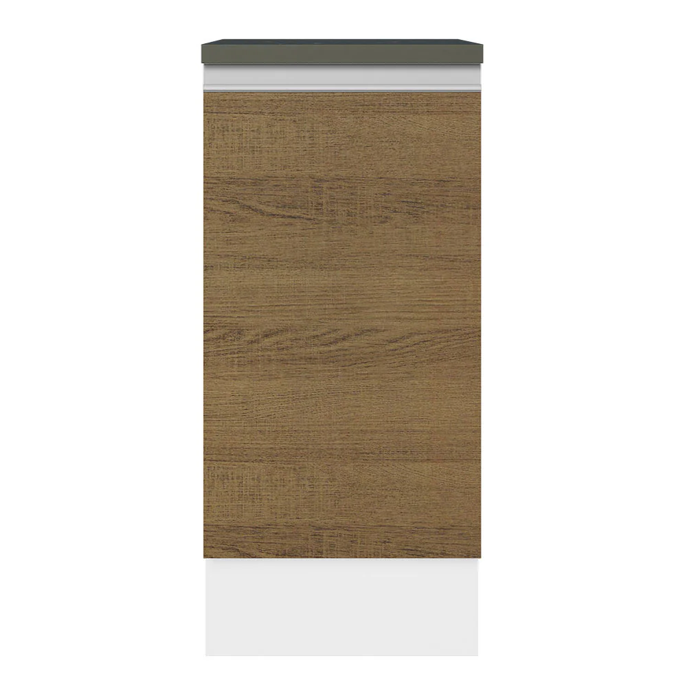 Balcão 100% MDF 35 cm 1 Porta Branco/Rustic Acordes Madesa - Image 6