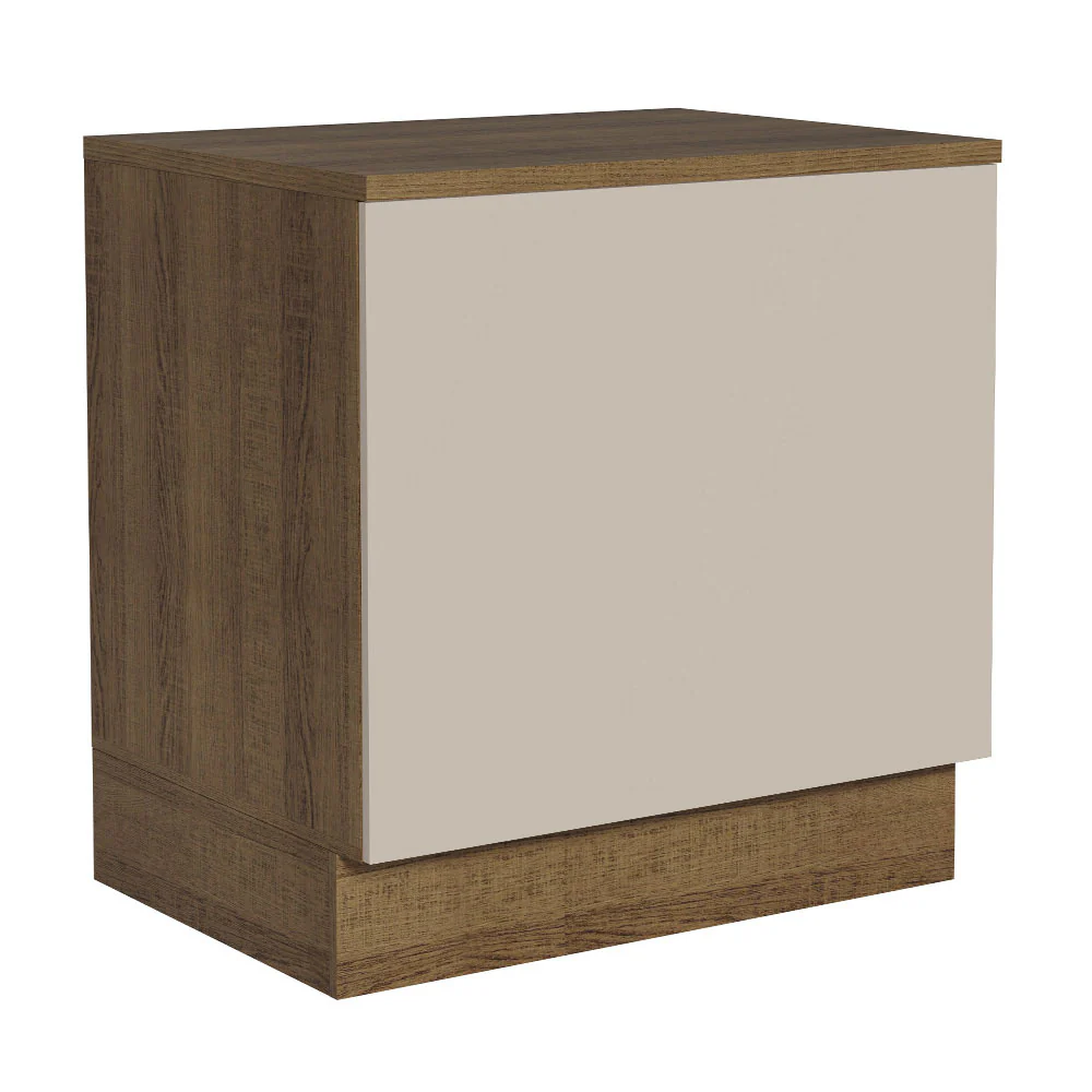 Balcão para Forno de Embutir 80 x 60 cm Com Tampo Rustic/Crema Agata Madesa - Image 3