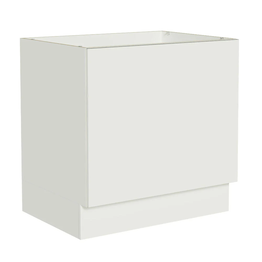 Balcão para Forno de Embutir 80 x 60 cm Sem Tampo Branco Agata, Glamy, Lux, Stella Madesa - Image 3