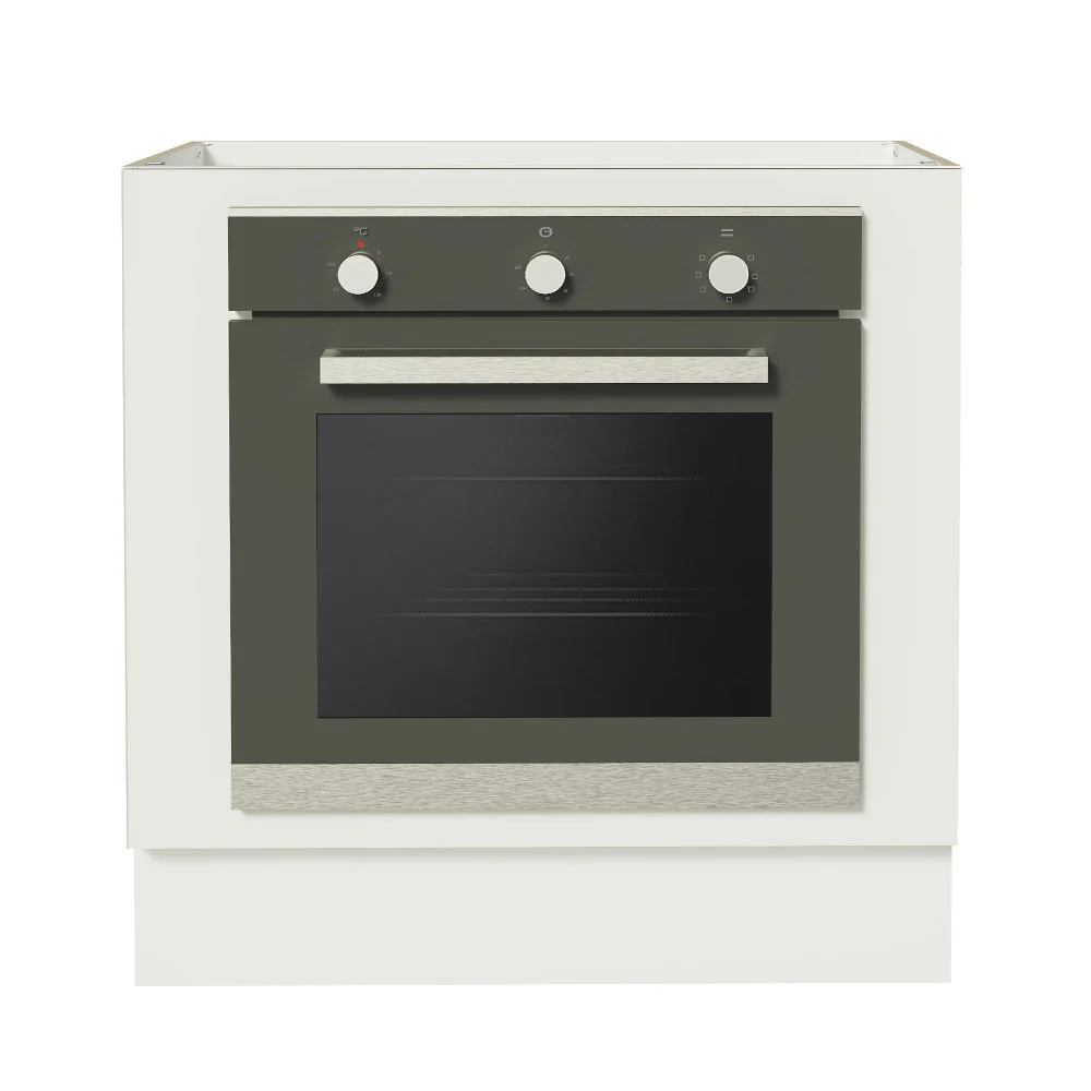 Balcão para Forno de Embutir 80 x 60 cm Sem Tampo Branco Agata, Glamy, Lux, Stella Madesa - Image 6