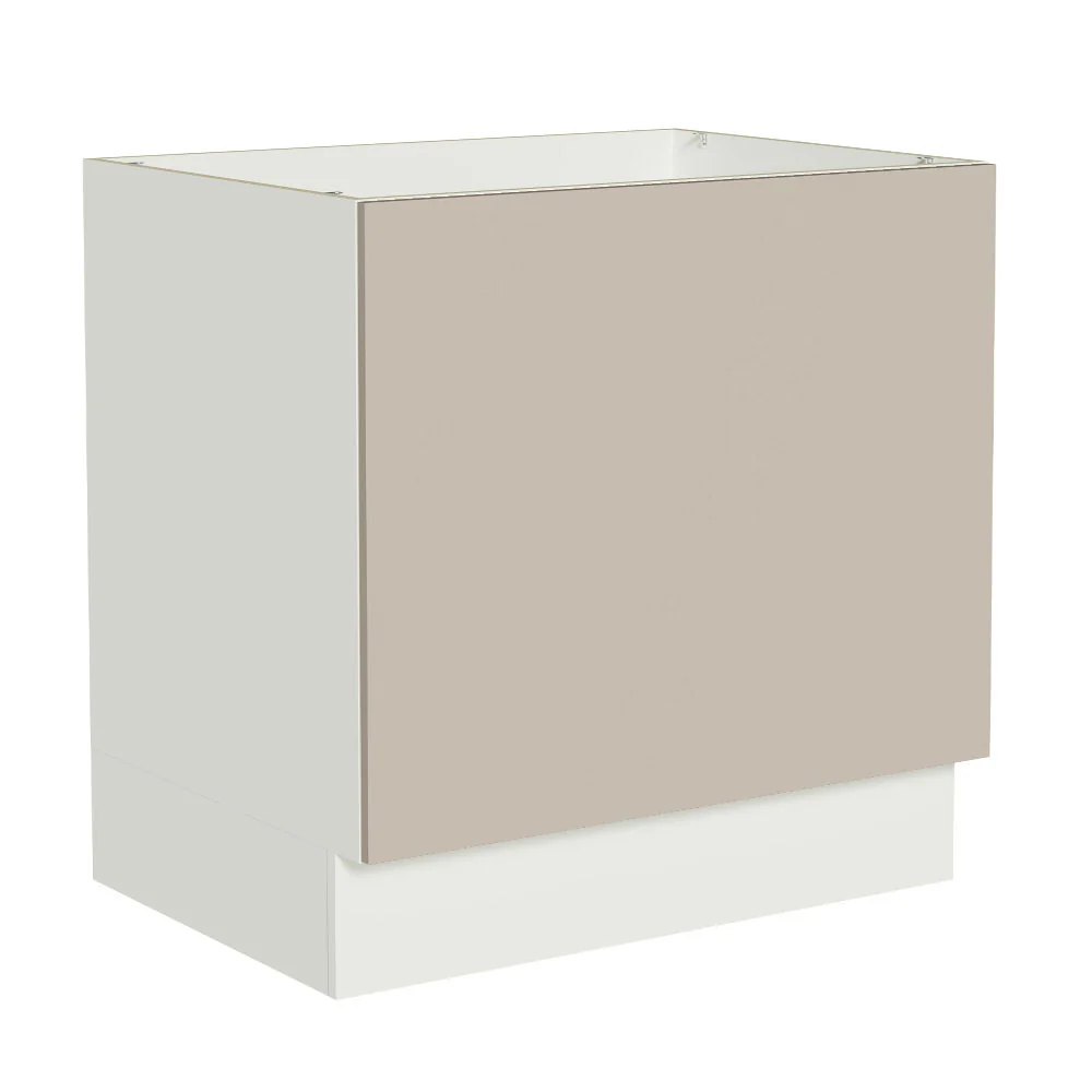 Balcão para Forno de Embutir 80 x 60 cm Sem Tampo Branco/Crema Agata Madesa - Image 3