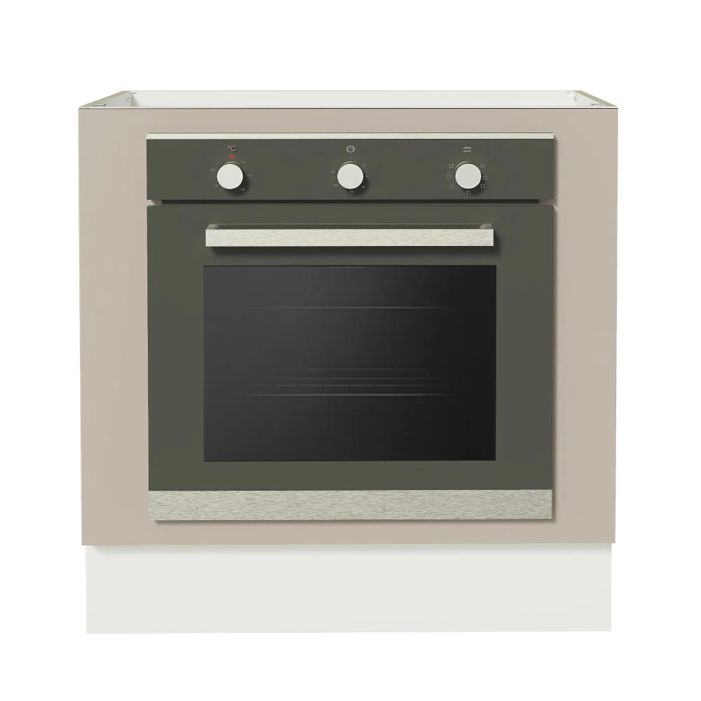 Balcão para Forno de Embutir 80 x 60 cm Sem Tampo Branco/Crema Agata Madesa - Image 6