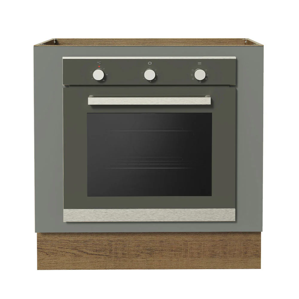 Balcão para Forno de Embutir 80 x 60 cm Sem Tampo Rustic/Cinza Agata Madesa - Image 6