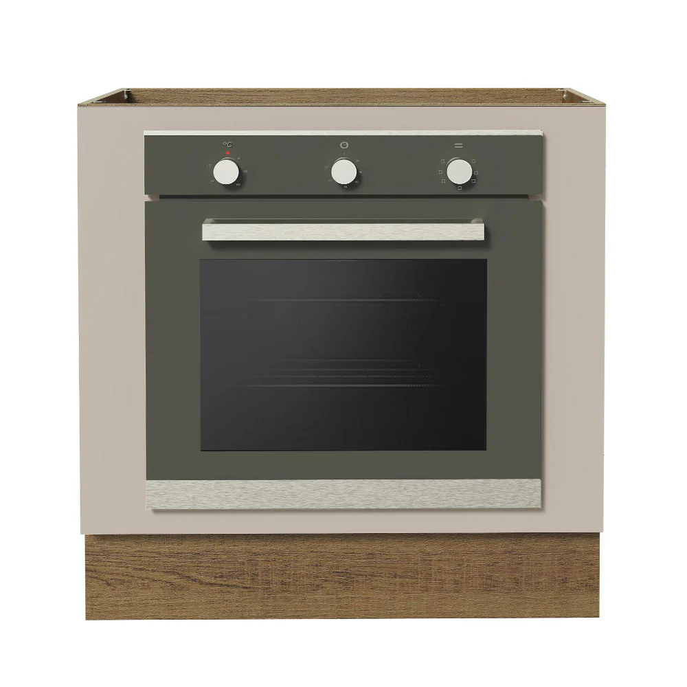 Balcão para Forno de Embutir 80 x 60 cm Sem Tampo Rustic/Crema Agata Madesa - Image 6