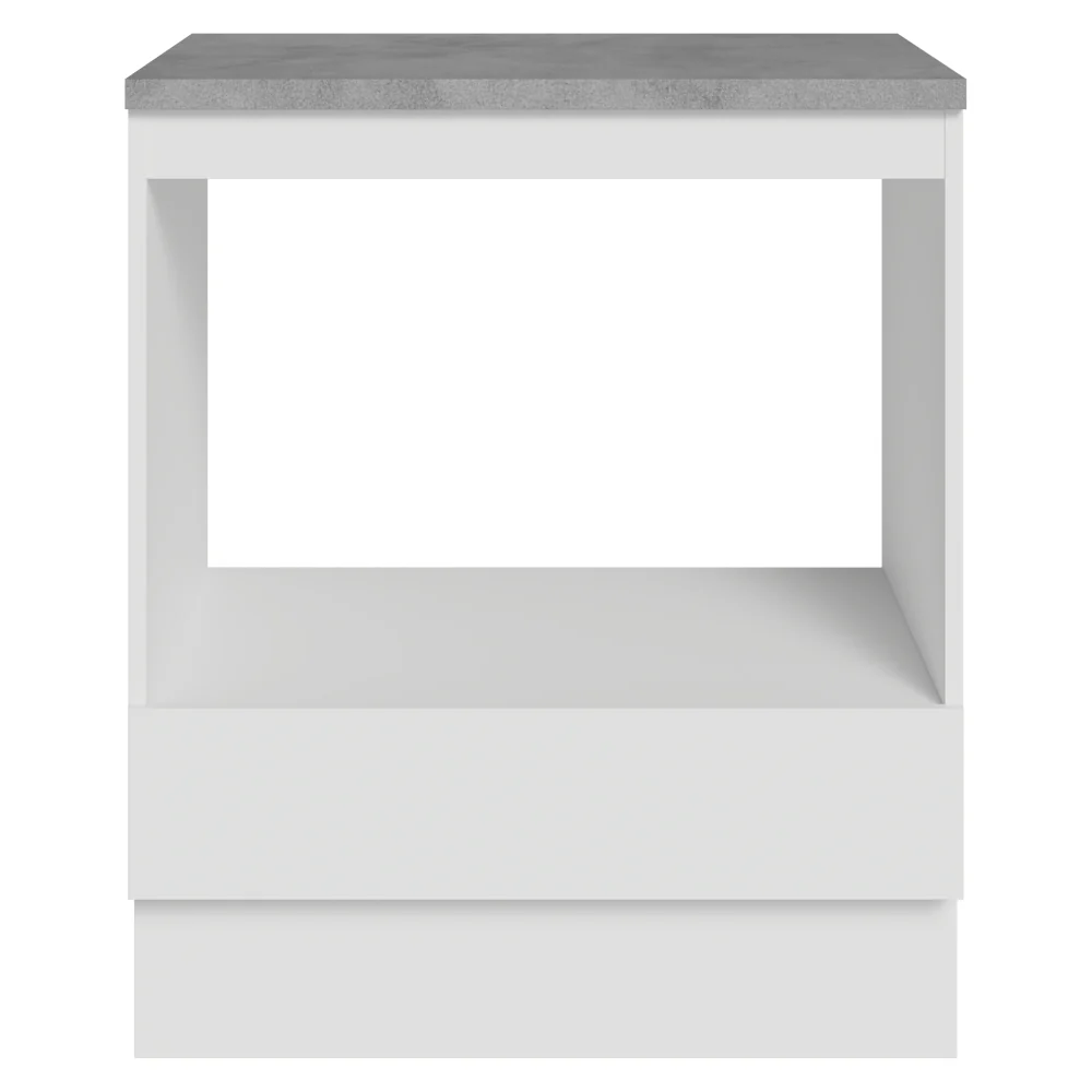 Balcão para Forno/Micro-ondas 70 cm 1 Gaveta Branco Madesa - Image 9