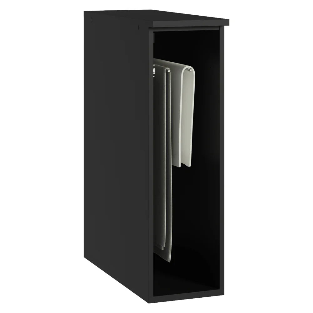 Balcão Porta-Pano 20 cm Suspenso Preto Nice Madesa - Image 12