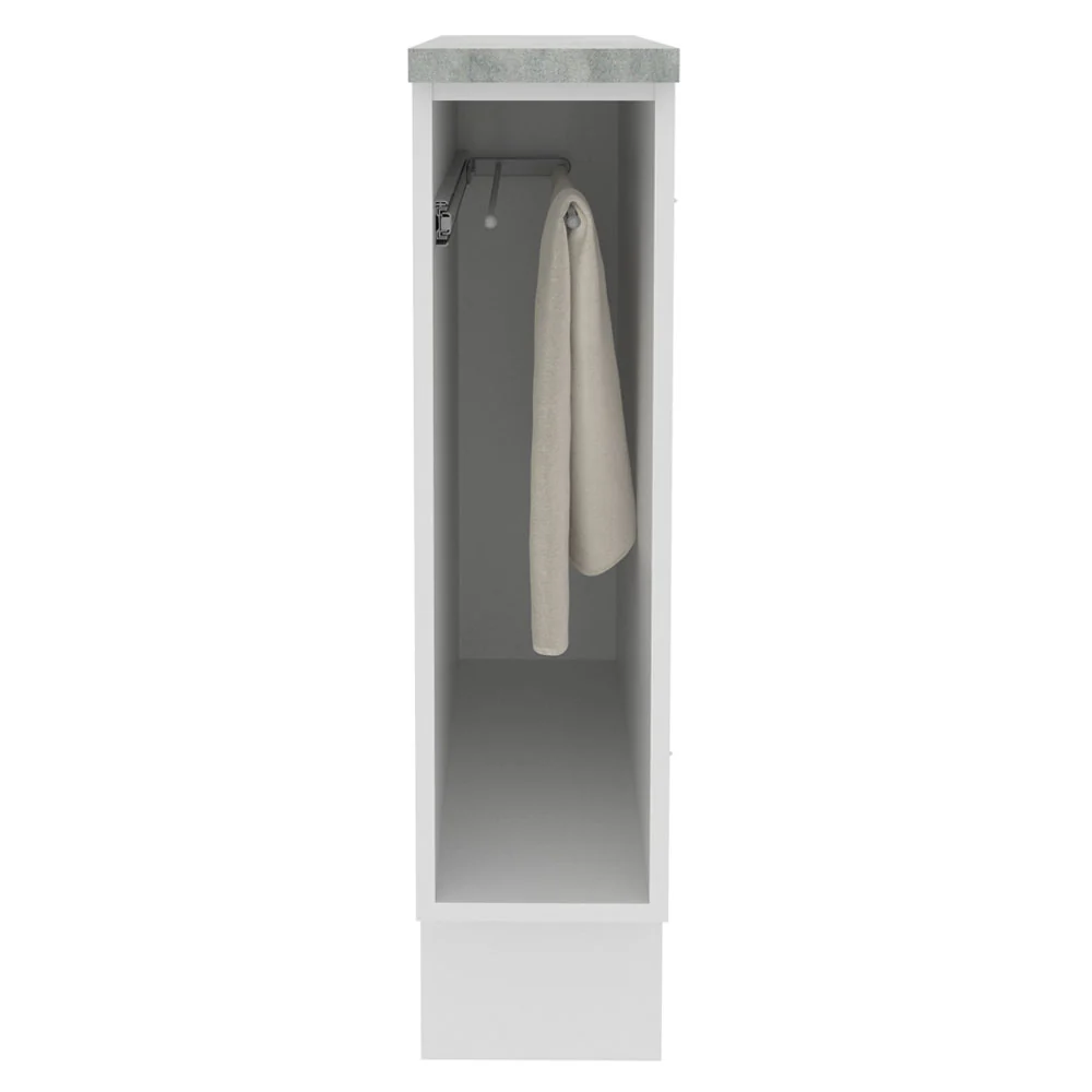 Balcão Porta-Pano 20 cm (Com Tampo) para Cozinhas Branco Madesa - Image 3
