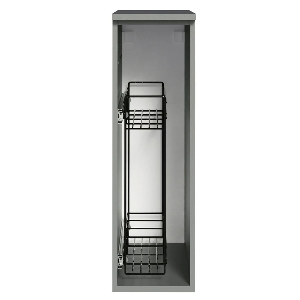 Balcão Porta-Temperos 20 cm Suspenso Cinza Nice Madesa - Image 5