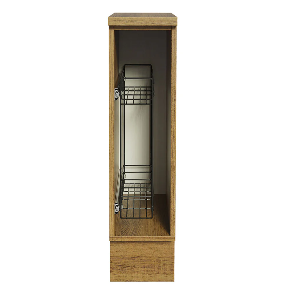 Balcão Porta-Temperos 20 x 60 cm (Com Tampo) para Cozinhas Rustic Madesa - Image 9