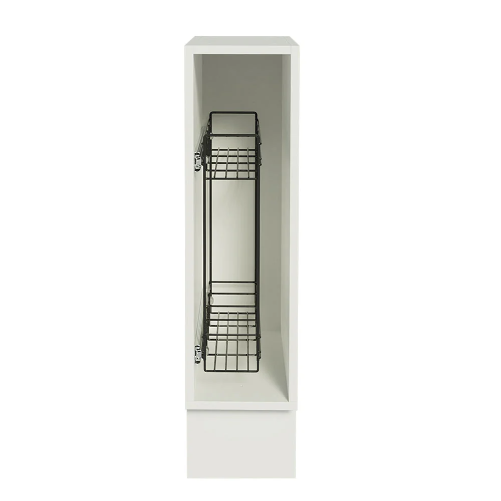 Balcão Porta-Temperos 20 x 60 cm (Sem Tampo) para Cozinhas Branco Madesa - Image 8