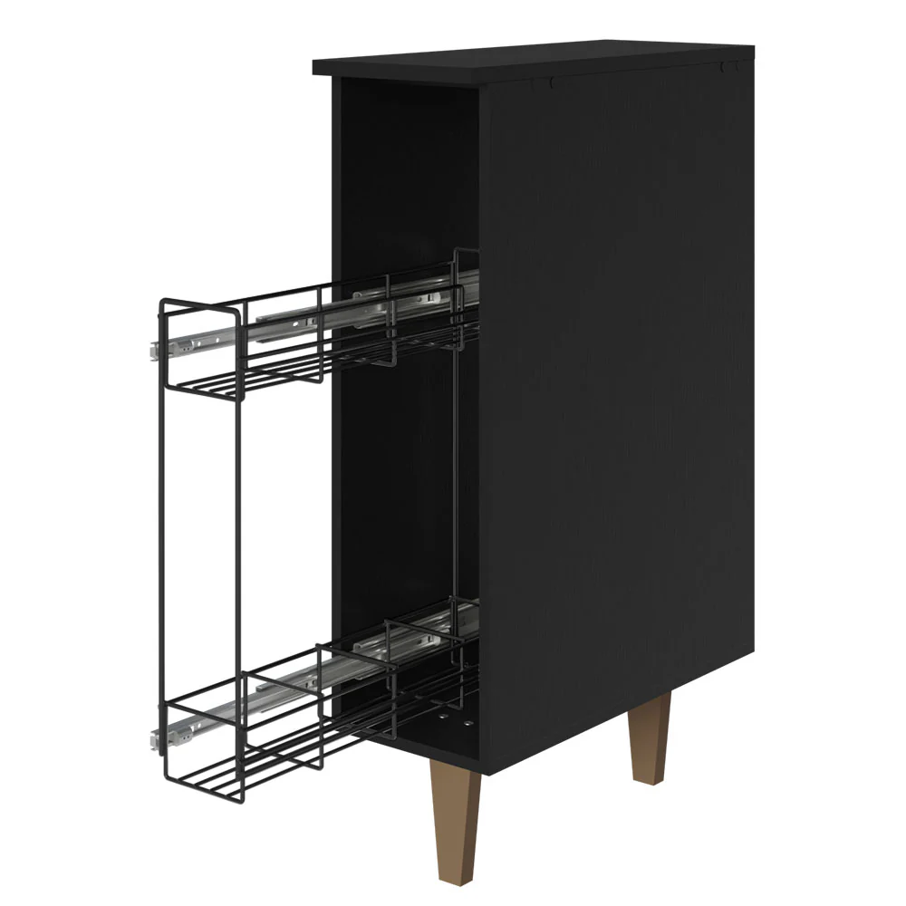 Balcão Porta-Temperos Preto Reims Madesa - Image 5