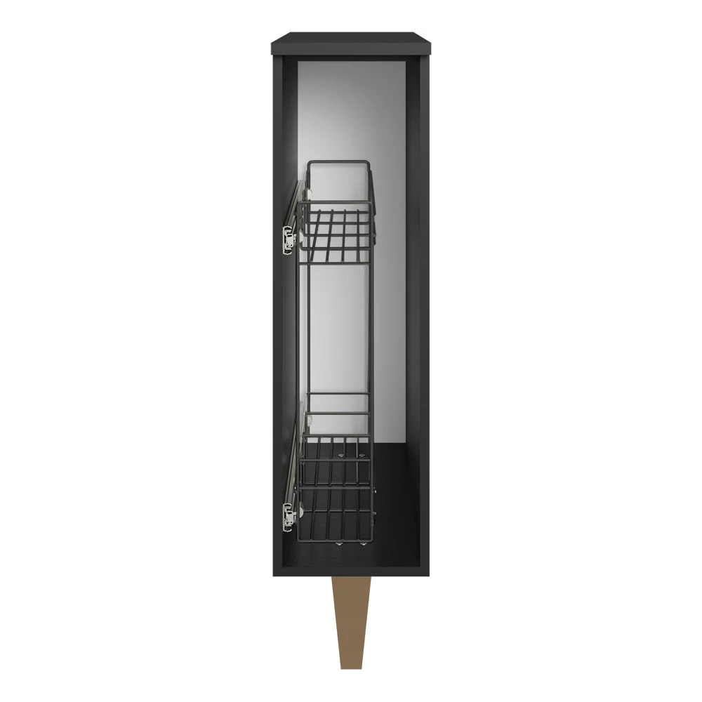 Balcão Porta-Temperos Preto Reims Madesa - Image 6