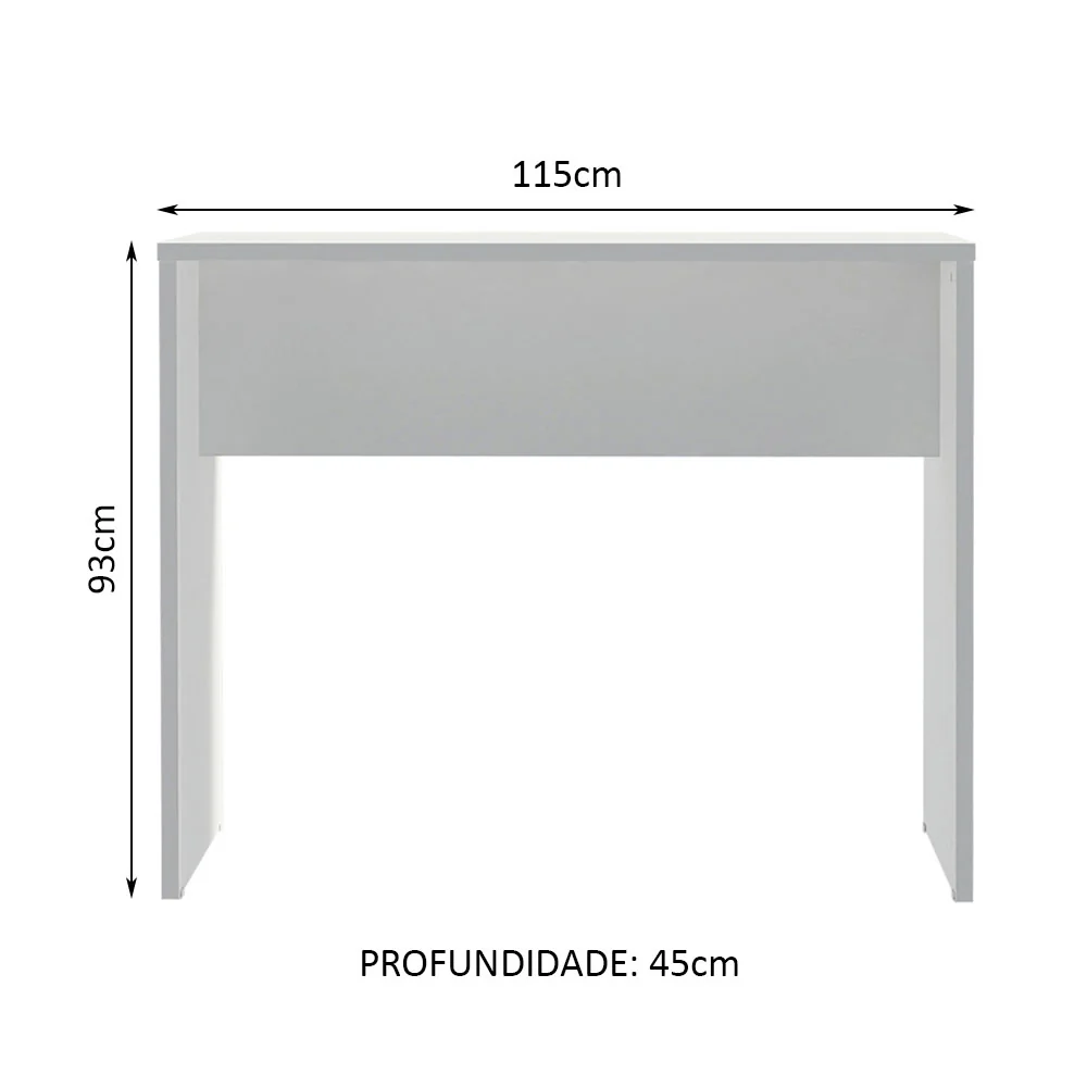 Bancada para Cozinha Madesa 115 cm Branco - Image 3