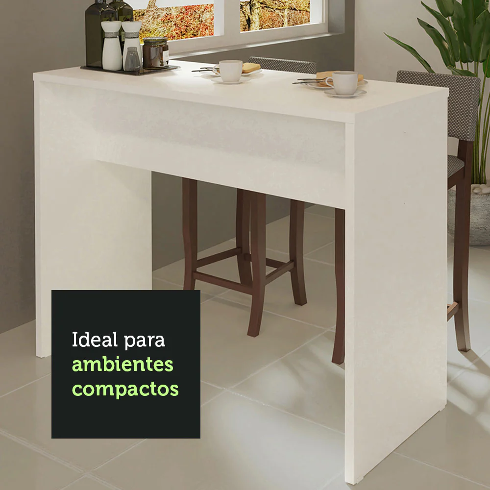 Bancada para Cozinha Madesa 115 cm Branco - Image 5