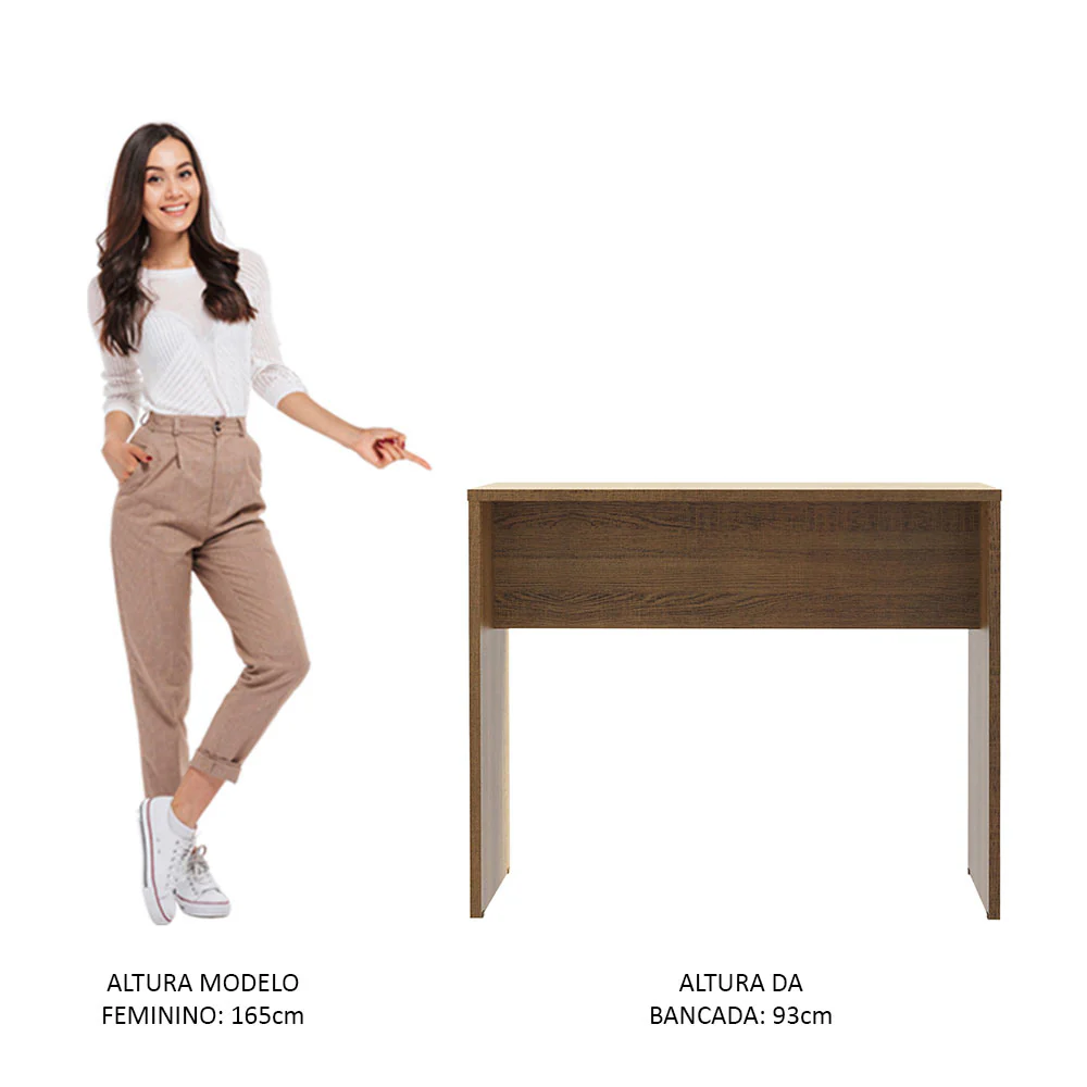Bancada para Cozinha Madesa 115 cm Rustic - Image 4