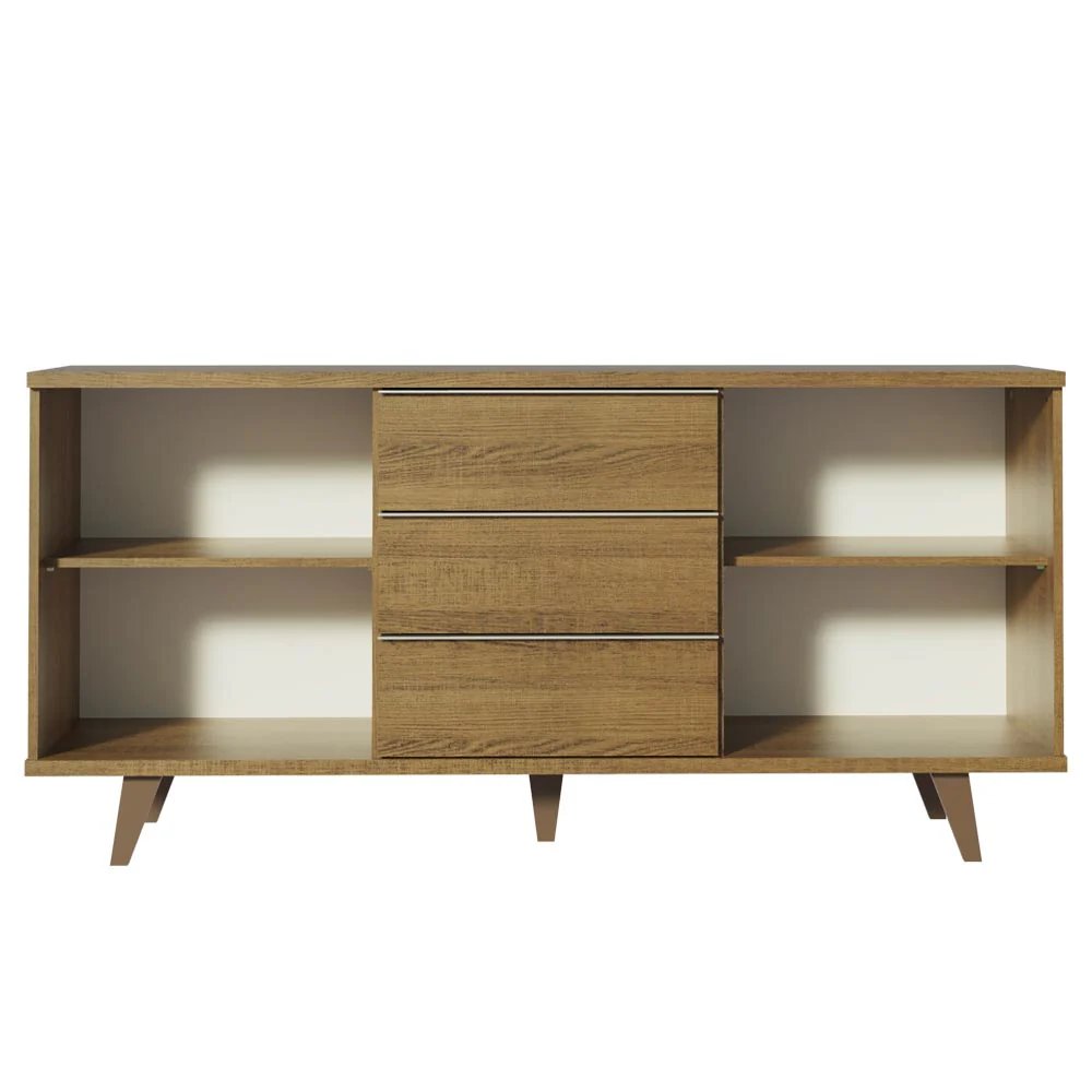 Buffet Aparador Madesa 3 Gavetas e 2 Portas com Pés Rustic - Image 10