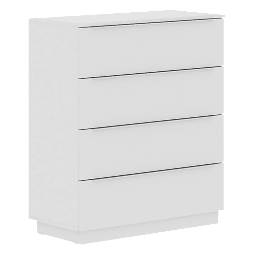 Comoda Madesa 4 Gavetas Branco - Image 2