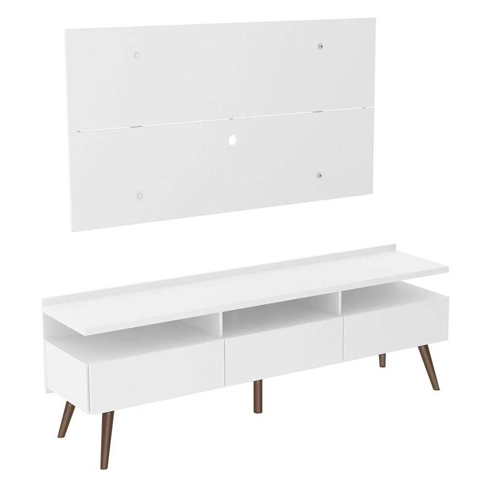 Rack Madesa Londres e Painel para TV até 55 Polegadas Branco - Image 6