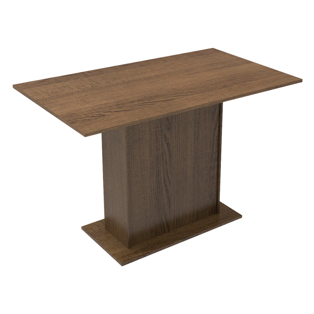 Conjunto Sala de Jantar Lexy Madesa Mesa Tampo de Madeira com 4 Cadeiras Rustic/Bege Marrom - Image 6