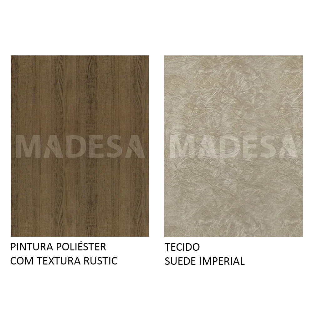 Conjunto Sala de Jantar Madesa Vivi Mesa Tampo de Madeira com 2 Cadeiras Rustic/Imperial - Image 10