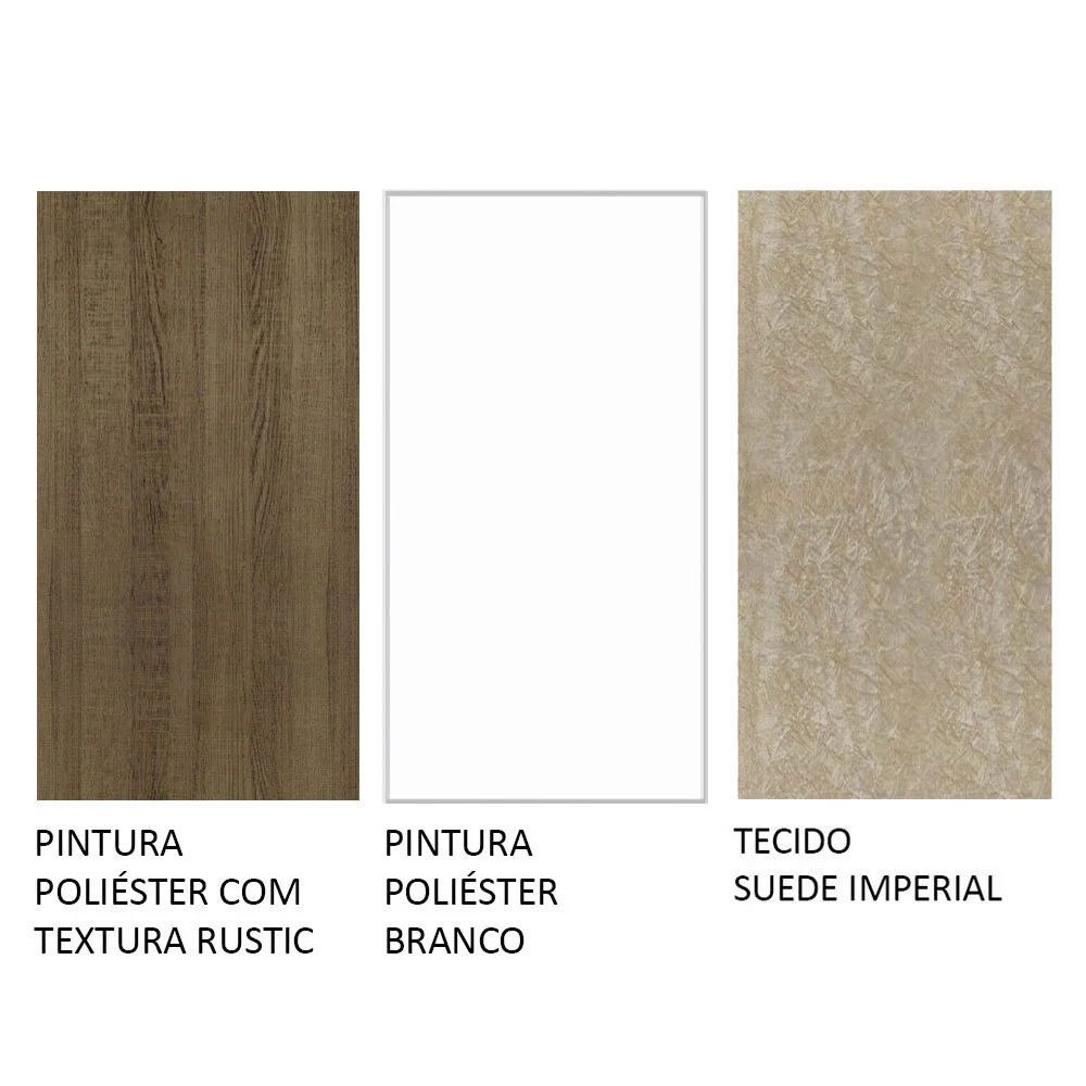 Conjunto Sala de Jantar Madesa Flavia Mesa Tampo de Madeira com 4 Cadeiras Rustic/Branco/Imperial - Image 10