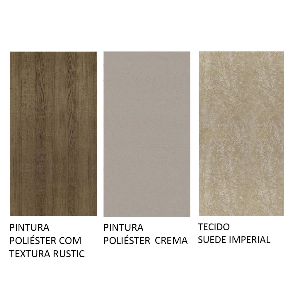 Conjunto Sala de Jantar Madesa Flavia Mesa Tampo de Madeira com 4 Cadeiras Rustic/Crema/Imperial - Image 10