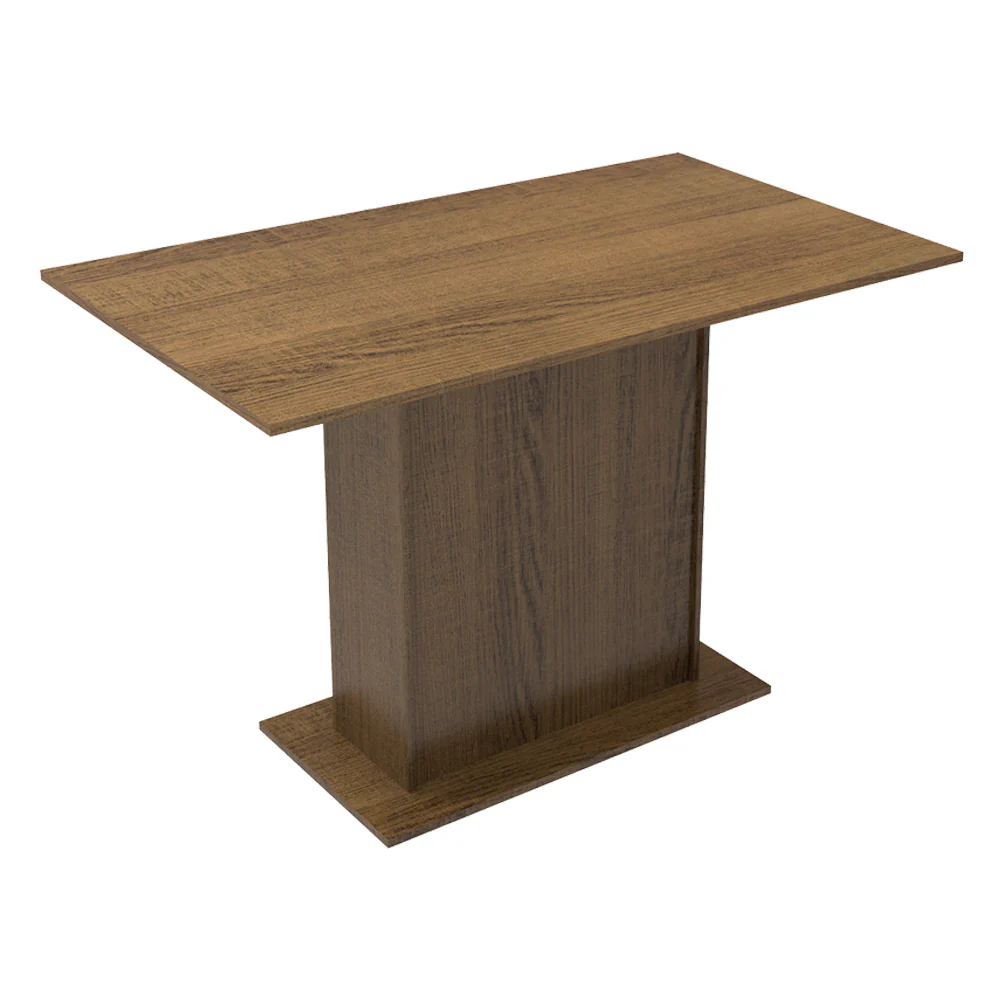 Conjunto Sala de Jantar Mesa Tampo de Madeira 2 Cadeiras Rustic/Oxford Tainá Madesa - Image 5