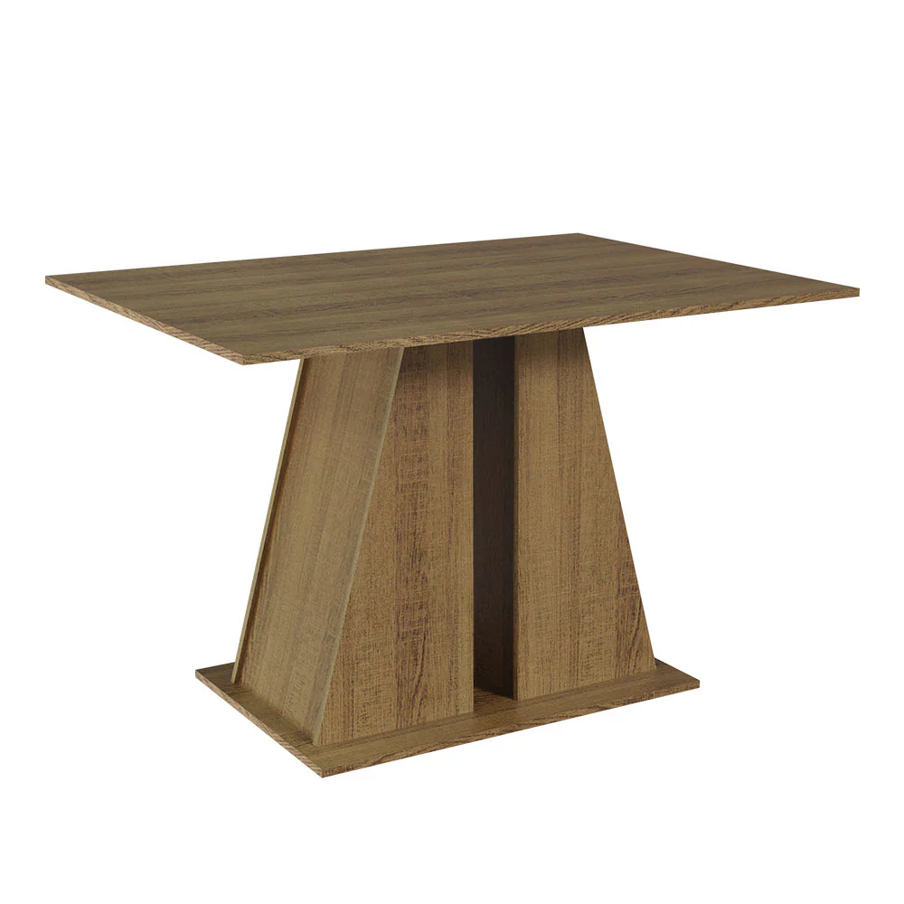 Conjunto Sala de Jantar Mesa Tampo de Madeira 4 Cadeiras Rustic/Imperial Agnes Madesa - Image 5