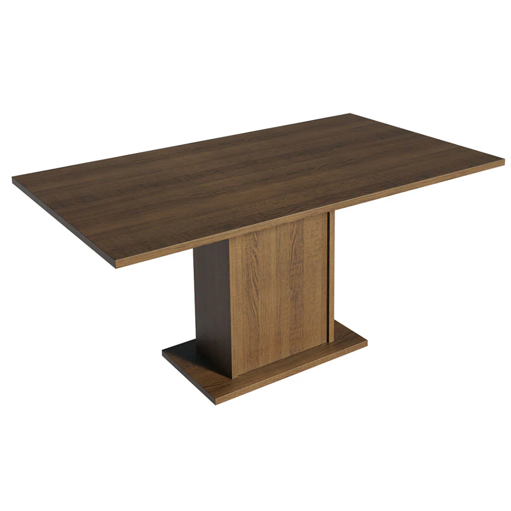 Conjunto Sala de Jantar Mesa Tampo de Madeira 6 Cadeiras Rustic/Crema/Bege Augusta Madesa - Image 4