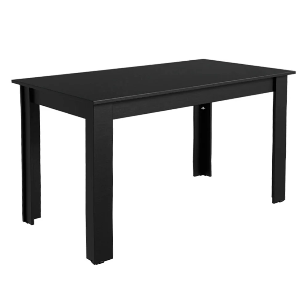 Conjunto Sala de Jantar Mesa Tampo de Madeira 6 Cadeiras Rustic/Preto/Silver Allegro Madesa - Image 6