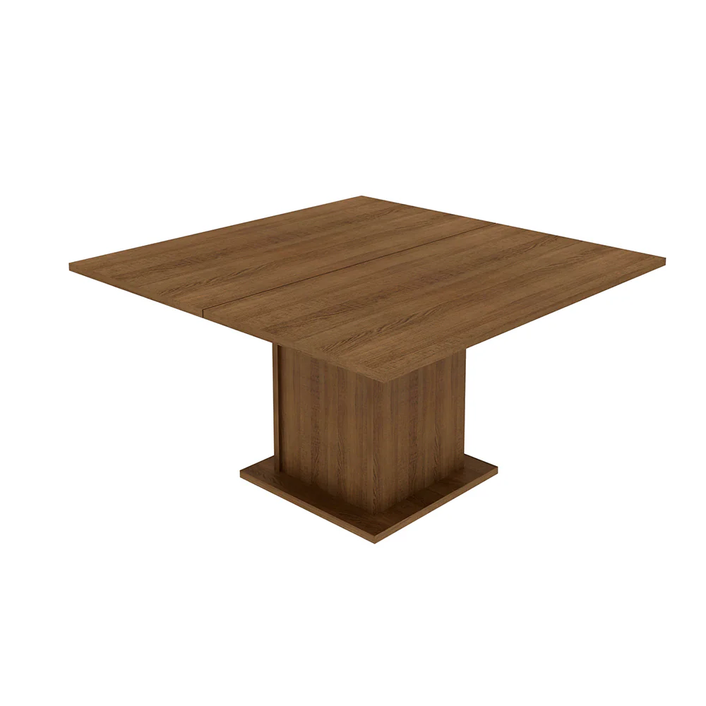 Conjunto Sala de Jantar Mesa Tampo de Madeira 8 Cadeiras Rustic/Crema/Bege Marisa Madesa - Image 7