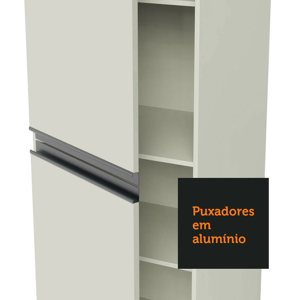 Armário de Cozinha Compacta 100% MDF 170 cm Branco Smart Madesa 01 - Image 7