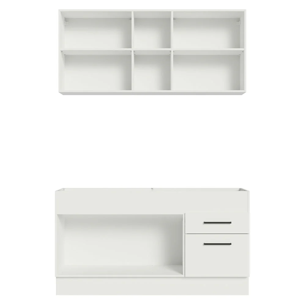 Armário de Cozinha Compacta 150cm Branco Agata Madesa 02 - Image 12