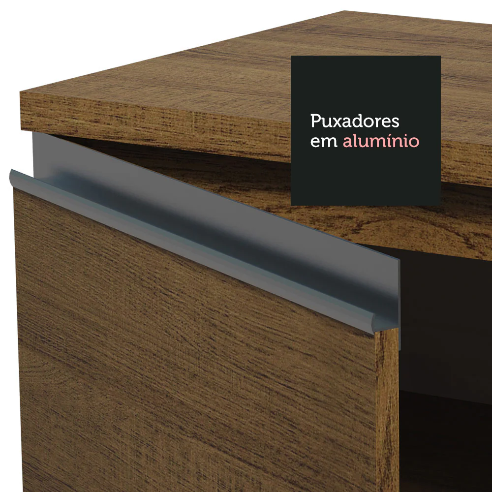 Armário de Cozinha Compacta de Canto 269cm Rustic Glamy Madesa 01 - Image 7