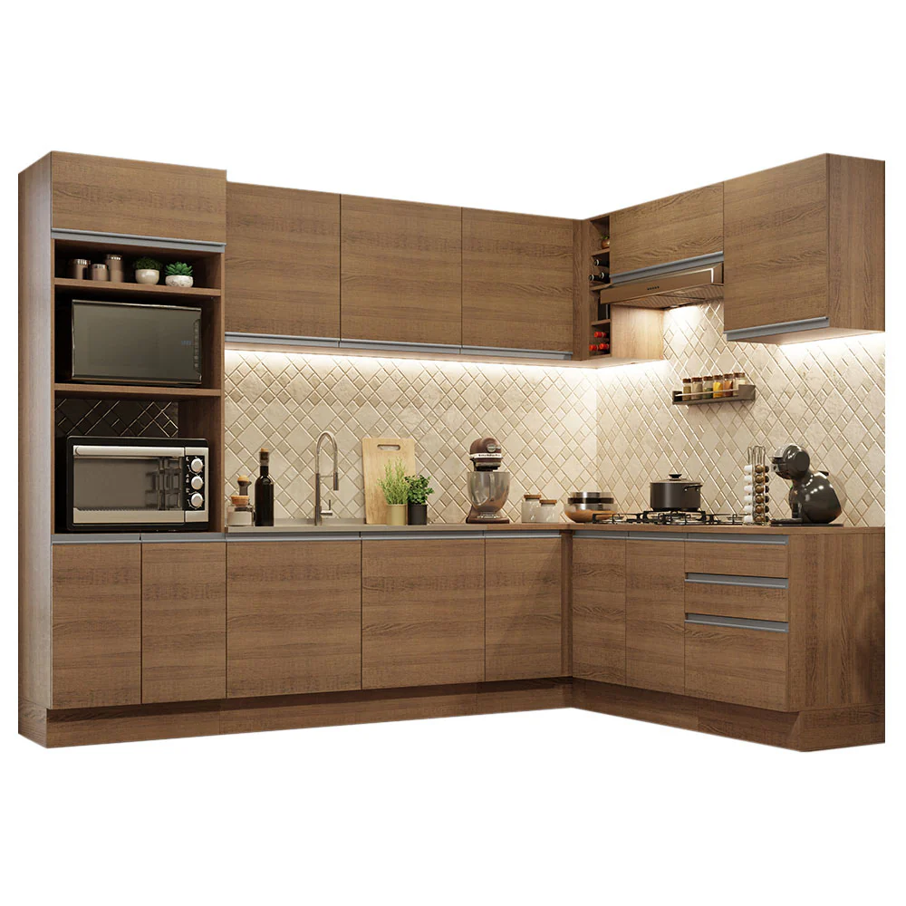 Armário de Cozinha Completa de Canto 479cm Rustic Glamy Madesa 01 - Image 2
