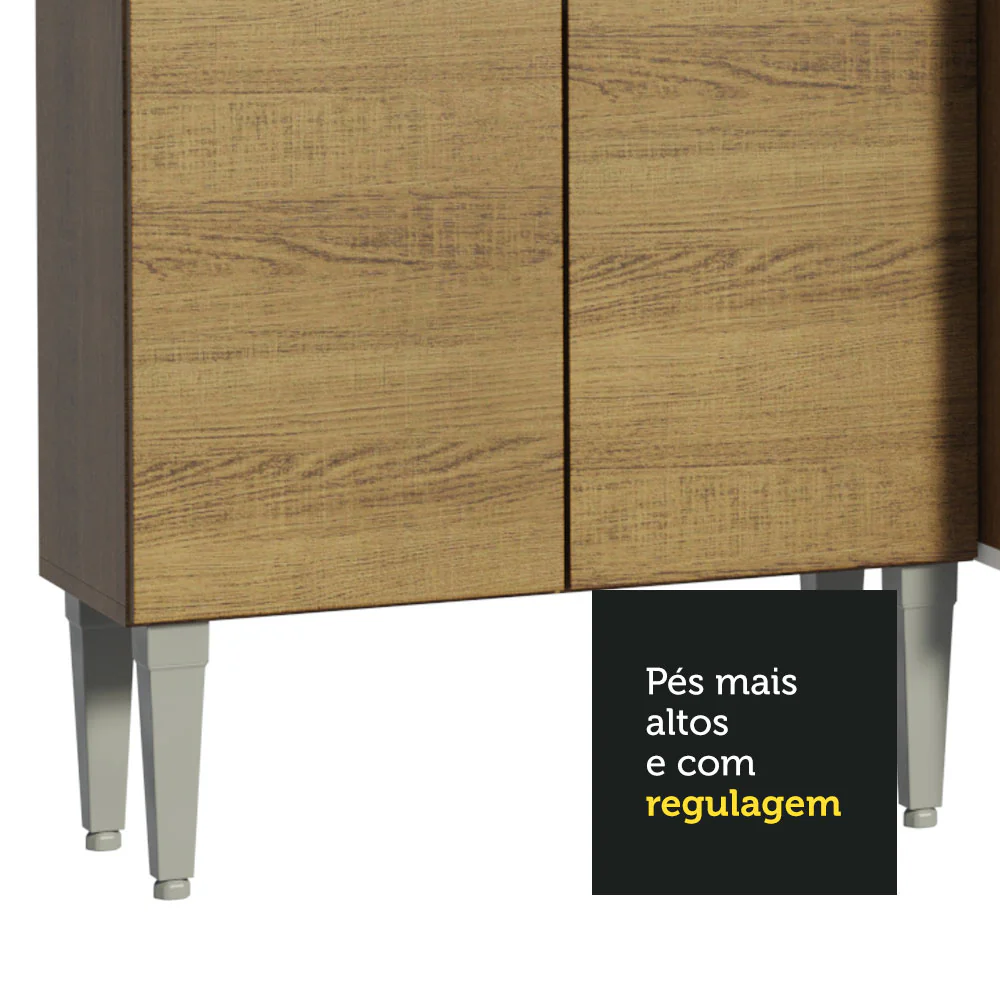 Armário de Cozinha Completa 385cm Rustic Emilly Love Madesa 01 - Image 7