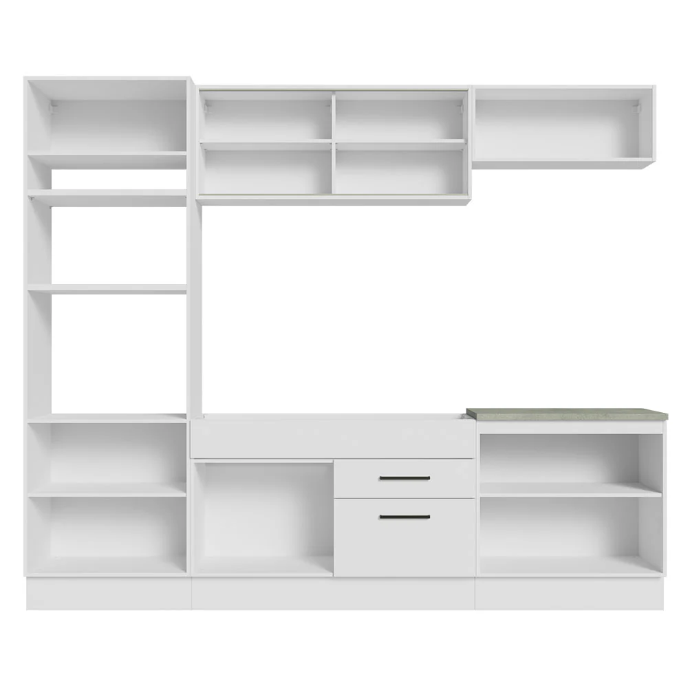 Armário de Cozinha Completa 270cm Branco Agata Madesa 03 - Image 12