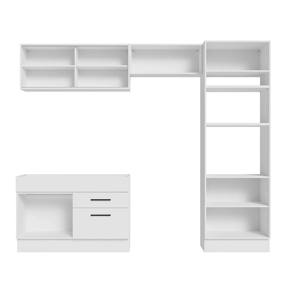 Armário de Cozinha Completa 270cm Branco Agata Madesa 05 - Image 11