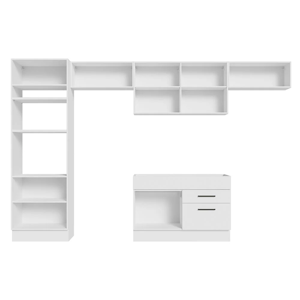 Armário de Cozinha Completa 350cm Branco Agata Madesa 01 - Image 11