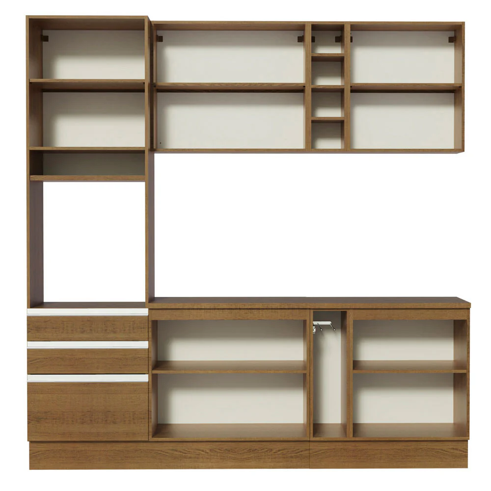 Armário de Cozinha Completa 220cm Rustic Áquila Madesa 04 - Image 11