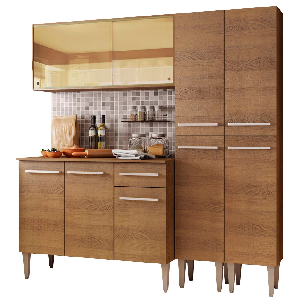 Armário de Cozinha Completa 169cm Rustic Emilly Voice Madesa 06 - Image 2
