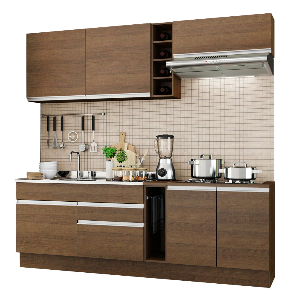 Armário de Cozinha Completa 220cm Rustic Parma Madesa 03 - Image 2