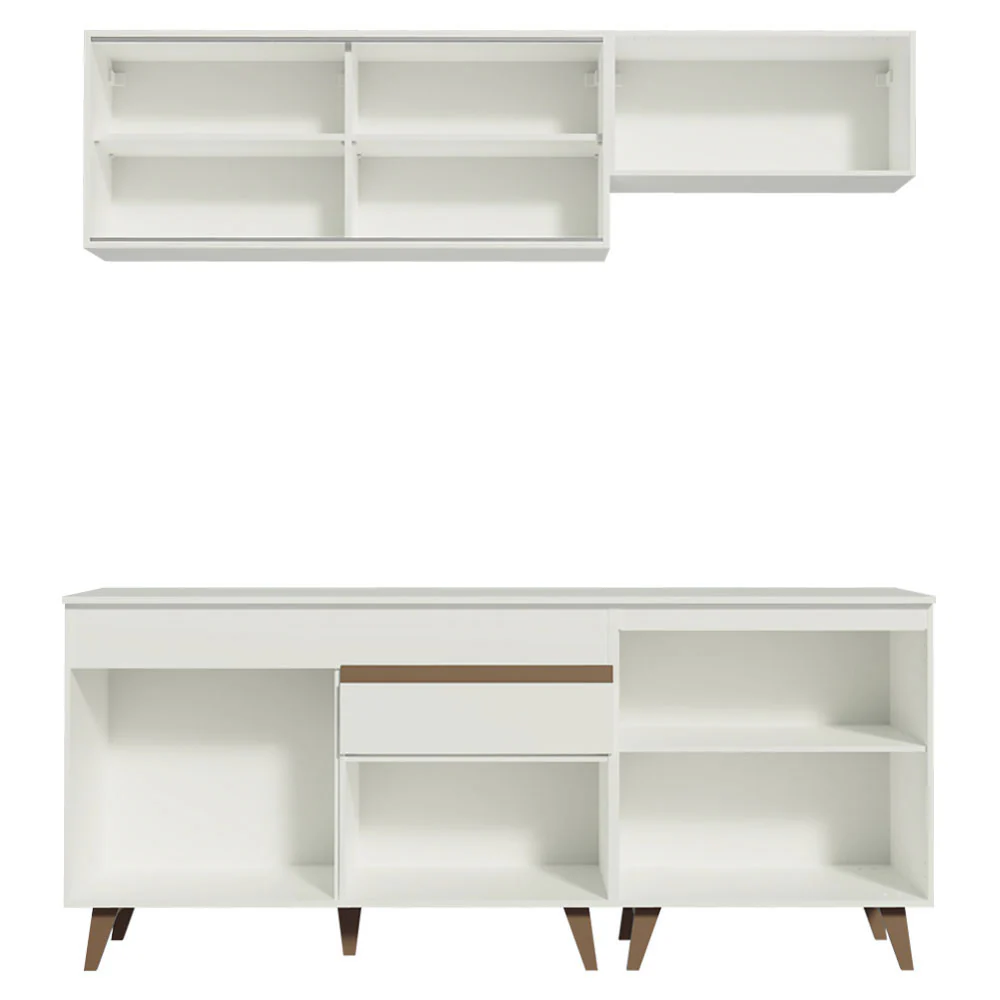 Armário de Cozinha Compacta 190cm Branco Reims Madesa 01 - Image 11